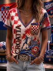 Women's short-sleeved T-shirt