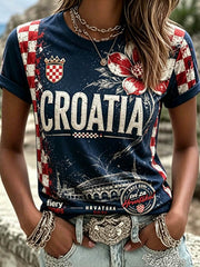 Women's short-sleeved T-shirt