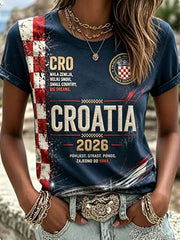 Women's short-sleeved T-shirt