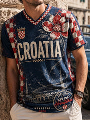 Men's V-neck T-shirt