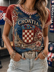 Women's short-sleeved T-shirt