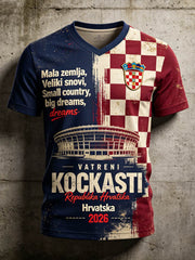 Men's V-neck T-shirt