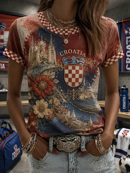 Women's short-sleeved T-shirt