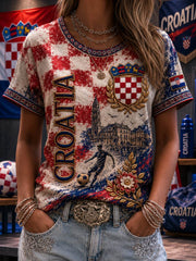 Women's short-sleeved T-shirt