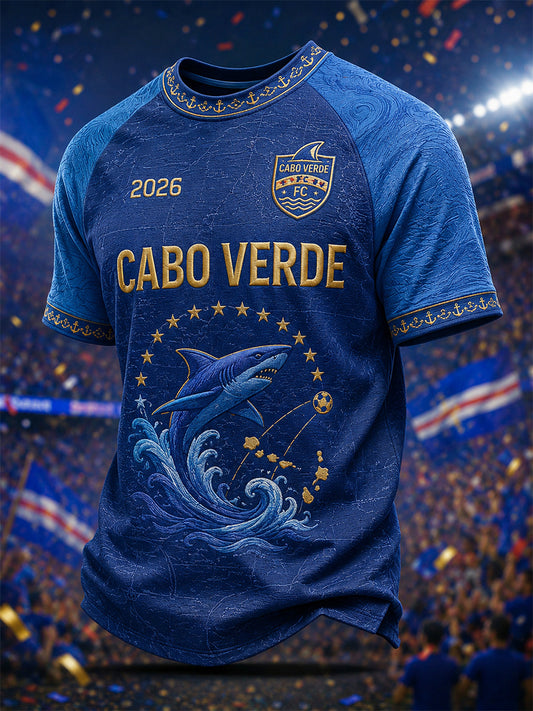 Herren-Geschenk für Fußballfans: Lässiges T-Shirt mit Print