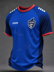Men's Gift For Football Fans Print Casual Tee