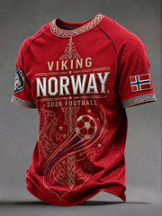 Men's 2026 Norway Football Style T-shirt