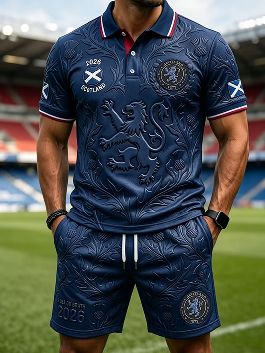 Men's UK Football Lover Scotland Printed Sets