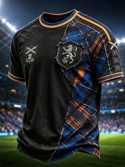 Men's UK Football Lover Scotland Printed short sleeve t-shirt