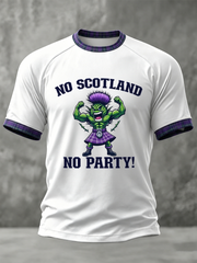 Men's UK Football Lover Scotland Printed short sleeve t-shirt