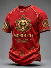 Men's 2026 Morocco Football T-Shirts