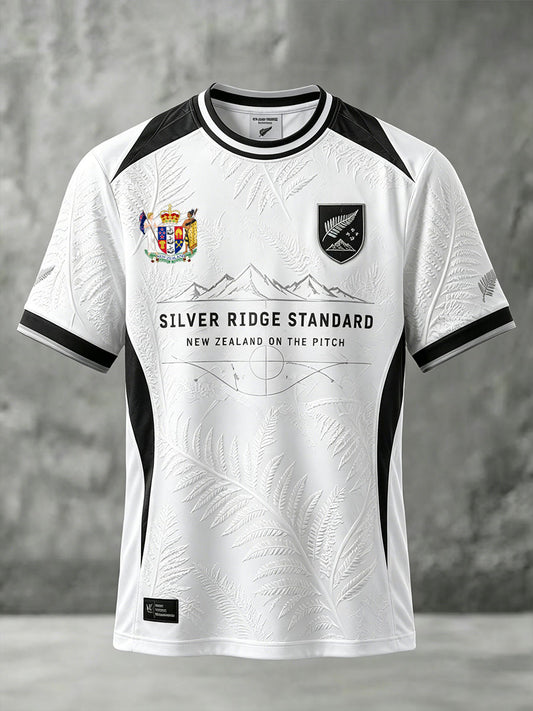Men's NZ Football Lover Art Printed T-shirt