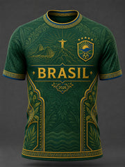 Men's Gift For Football Fans Print Casual Tee