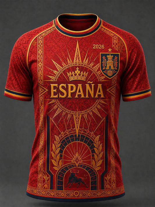 Men's Gift For Football Fans Print Casual Tee