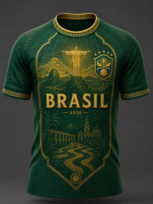 Men's Gift For Football Fans Print Casual Tee