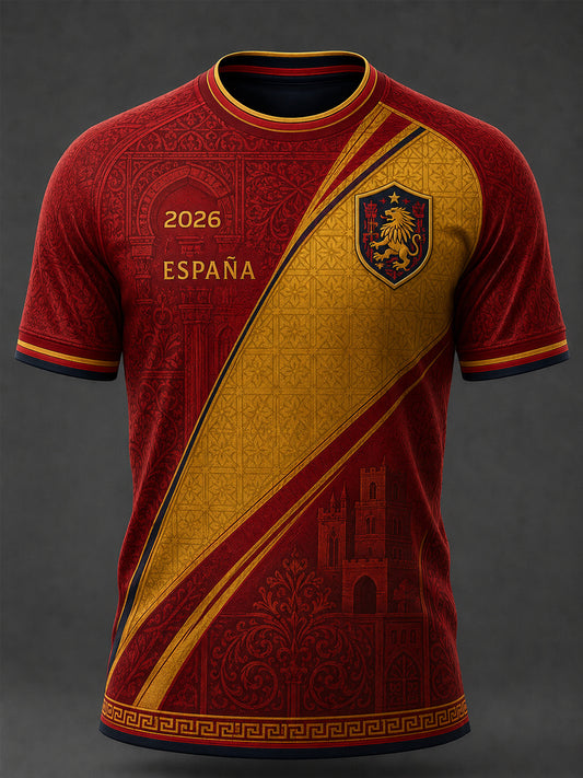 Men's Gift For Football Fans Print Casual Tee