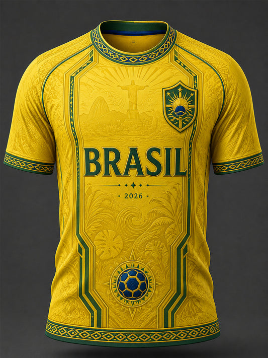 Men's Gift For Football Fans Print Casual Tee