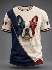 Men's French Bulldog Short Sleeves T-shirt