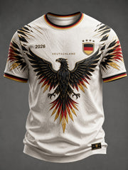 Men's Germany Football Printed T-shirt