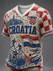 Men's V-neck T-shirt