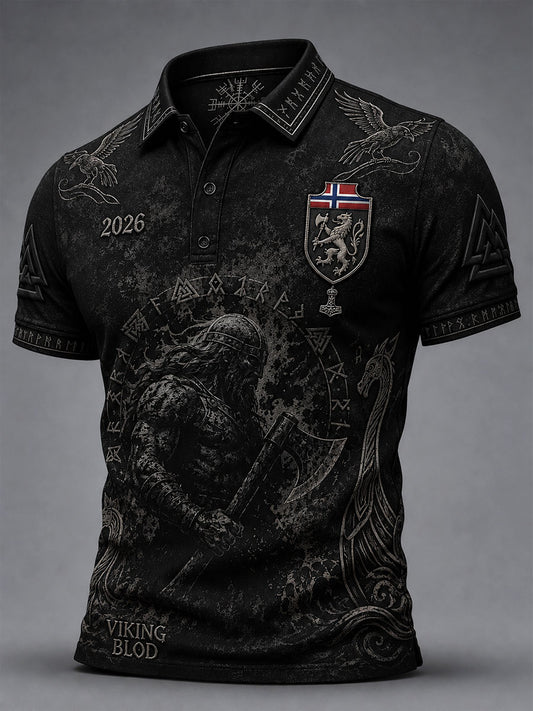 Men's Norwegian Football Viking Tops
