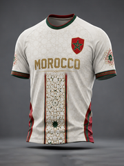 Men's Morocco Football Printed short sleeve t-shirt