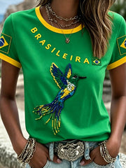Women's short-sleeved T-shirt