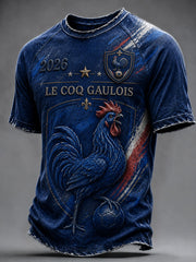 Men's France Football Short Sleeve T-shirt