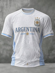 Men's Argentina Football Printed T-shirt