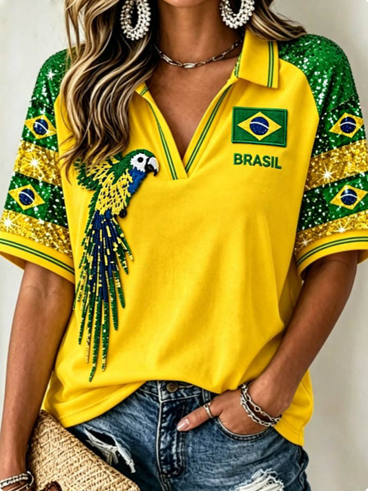 Women's polo T-shirt