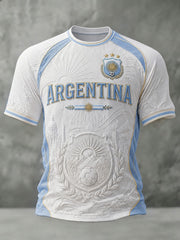 Men's Argentina Football Printed T-shirt