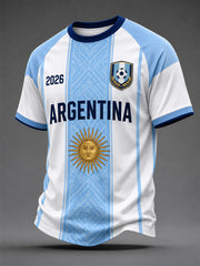 Men's Gift For Football Fans Print Casual Tee