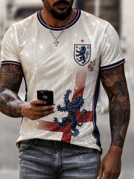 Men's England Printed short sleeves t-shirt