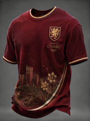 Men's Welsh Dragon Printed T-shirt