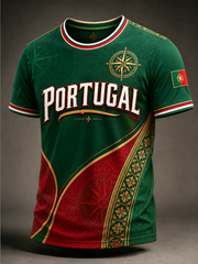 Men's Portugal Printed short sleeves t-shirt
