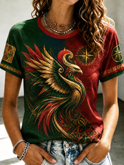 Women's Portugal Printed short-sleeved T-shirt