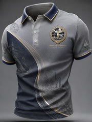 Men's Cornish Celtic-style Print Casual Top