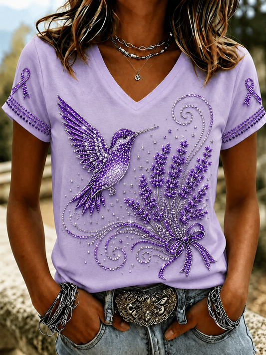 Women's Alzheimer's Disease Short-sleeved T-shirt