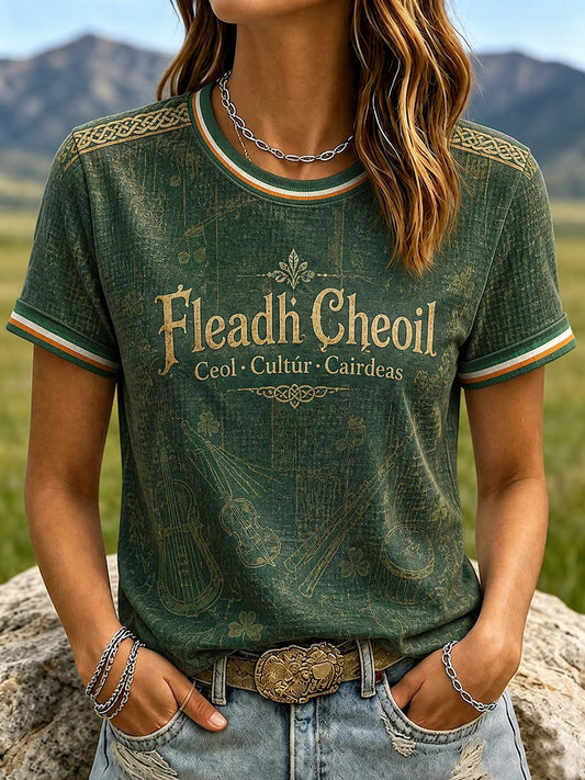 Women's Fleadh Cheoil na hÉireann Printed T-shirt