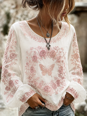 Women's Rose Of Tralee Cotton-Linen Shirt