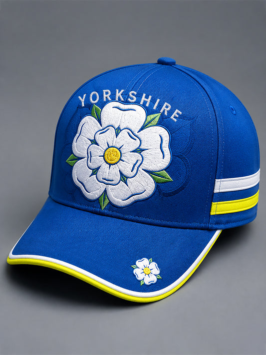 Unisex Yorkshire Day White Roses Art Printed Hat