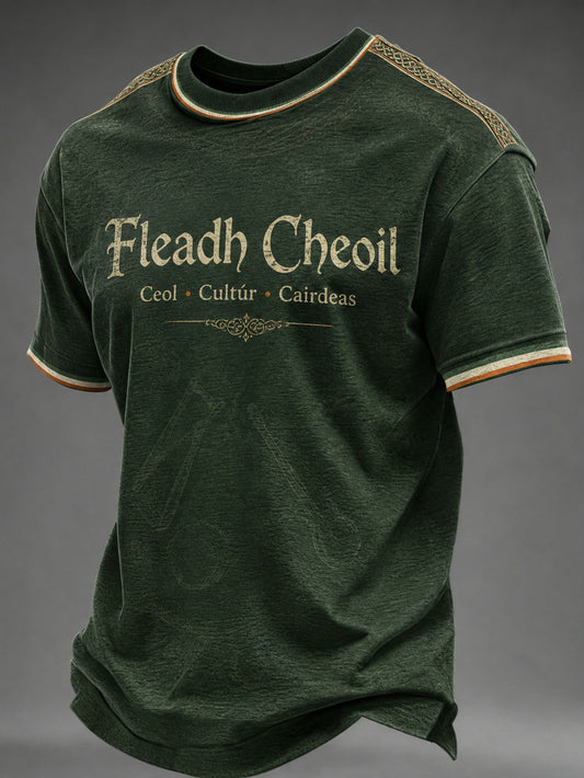 Men's Fleadh Cheoil na hÉireann Printed T-shirt
