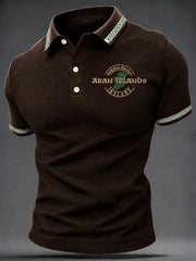 Men's Aran Islands Print Casual Top