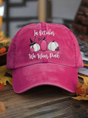 Unisex IN OCTOBER WE WEAR Pink Hat