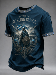 Men's Scottish veterans of the Battle of Stirling Bridge short sleeves t-shirt