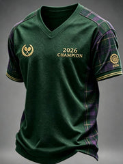 Men's 2026 Wimbledon Champion V-neck T-shirt