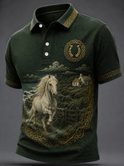 Men's Ireland Culture Print Casual Top
