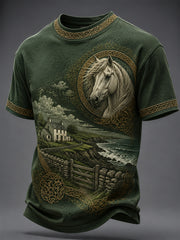 Men's Ireland Culture Printed T-shirt