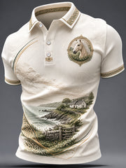 Men's Ireland Culture Print Casual Top