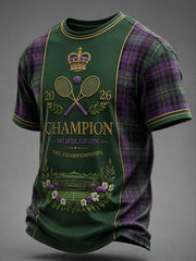 Men's 2026 Wimbledon Champion short sleeves t-shirt